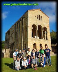 Balc&oacute;n este del palacio Real de Santa Mar&iacute;a del Naranco, patrimonio UNESCO