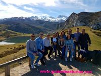 Parque nacional de Picos de Europa. Con los lagos Enol y Ercina